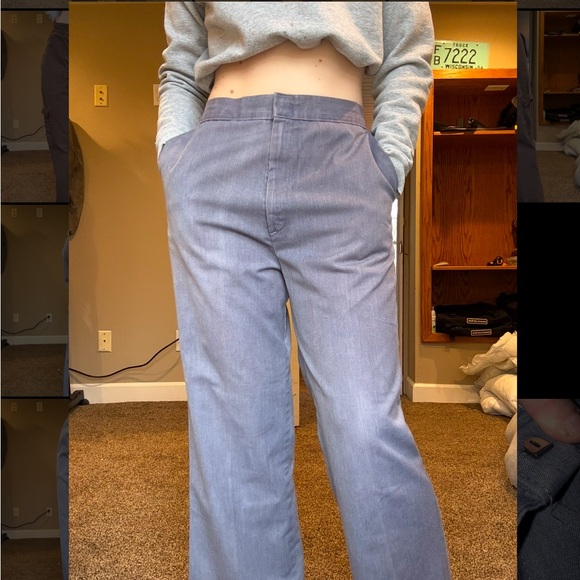 Union Made in U.S.A Vintage SETLOWEAR wide leg pants - Picture 4 of 6